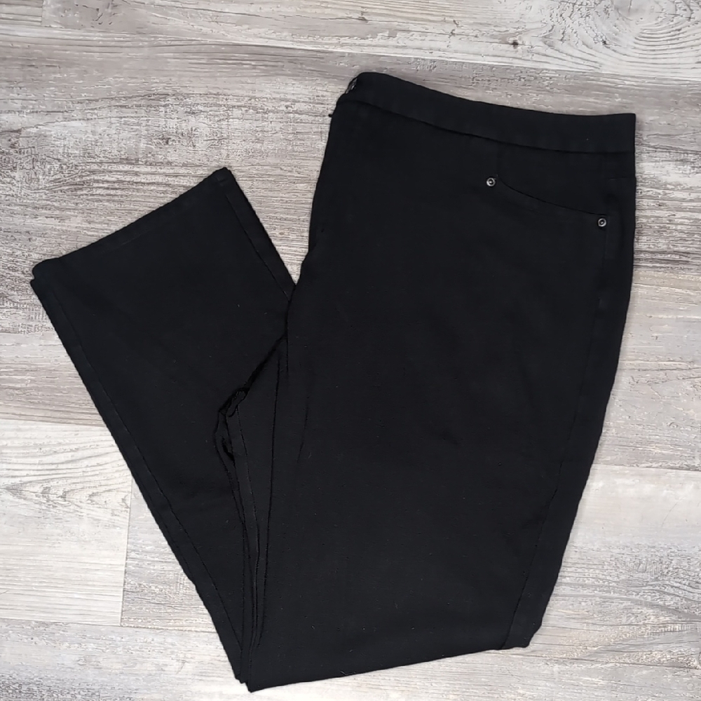 NYDJ Gray and Purple Stitch Jeans